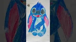 Rysuję Sticha #stich #shorts #happy