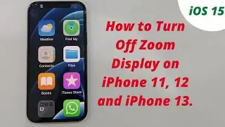 iPhone Stuck in Zoom Mode | How to Disable/Turn off Zoom Box on a Apple iPhone 11, 12 and iPhone 13.