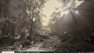 Ville Enneigé Unreal Engine 5