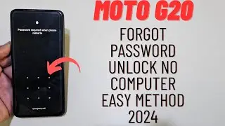 Moto G20 Hard Reset Unlock Forgot Password