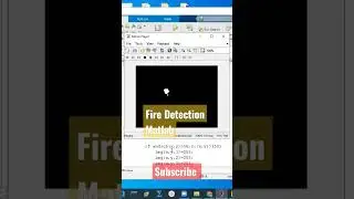 Fire Detection in Matlab