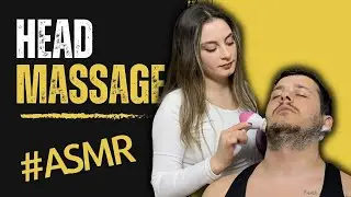 ASMR LADY GAMZE MASSAGE I HEAD MASSAGE