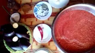 Баклажаны в томатном соусе на зиму без стерелизации//Зимние заготовки