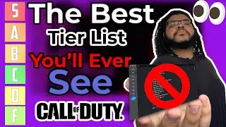 The *BEST* Call of Duty Tier List You'll Ever See! (Re: @CouRage)