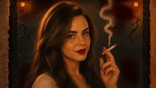 Dani Lynn - Smoking in Blue Bralette