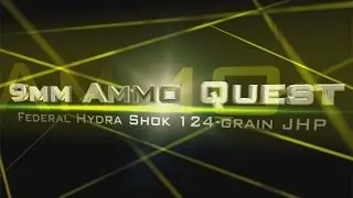 9mm Ammo Quest - Hydra Shok 124 grain test in ballistic gelatin