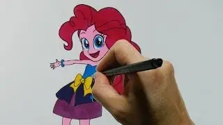 How to Draw a Human Pinkie Pie
