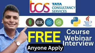 TCS Launched Free Online Course With Certification | Tcs Jobs Interview Preparation And Mentorship