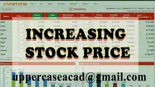 CAPSIM - How to increase the stock price.