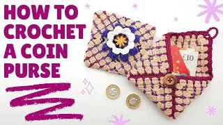 Crochet Coin Purse Tutorial for Beginners | Step-by-Step Granny Square Purse Pattern