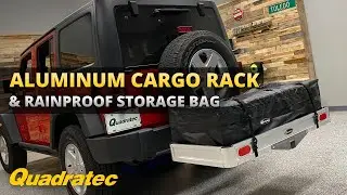 Quadratec Lightweight Aluminum Cargo Rack and Jumbo Rainproof Storage Bag Review for Jeep Wrangler