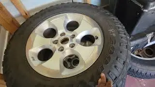 SOLD!! Tires for SALE - GOODYEAR (2017) Wrangler Duratrac 255/ 70R18 , Set of 4, approx. 25k -30k
