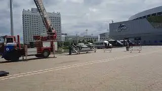 #БЕЛАРУСЬ  #МЧС Открытие первой выставки МЧС#МАЗ #ПОЖСНАБ #ПОЖАРНЫЕ