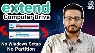 How to Extend, Shrink & Resize Computer Drive | Without Formatting PC