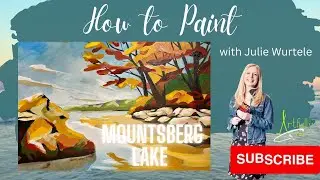 Mountsberg Dam Part 1  - How to paint a Group of 7 style lake scene