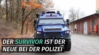 Survivor R: Berliner Polizei stellt Spezialfahrzeug vor