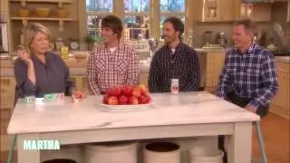 The Orton's on The Martha Stewart Show
