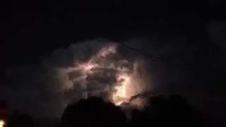 Lightning show in Bel Air, Maryland July 20,2013