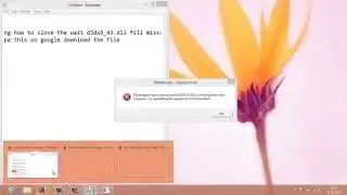 The Program Can't Start because d3dx9_43.dll file is missing from computer
