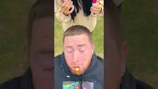The M&M's got STUCK in his THROAT 😱🍬😬 