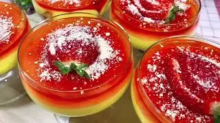 Custard Dessert Cup,3 Ingredient recipe,No bake Dessert cup recipe,Jello custard pudding