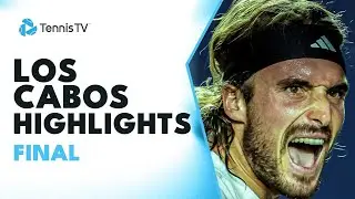 Stefanos Tsitsipas vs Alex De Minaur Title Showdown 🏆 | Los Cabos 2023 Final Highlights