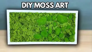 EASY & FAST DIY Moss Artwork | Simple Steps