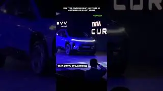 Tata Curvv EV launched in India #tatacurvv #shorts