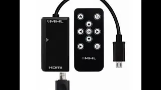 MicroUSB - HDMI адаптер с пультом 1080p Full HD Micro USB Type MHL To HDMI