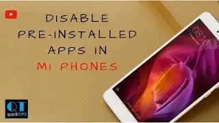 How to Disable Pre-installed Apps in Redmi Note 5 | Redmi Note 4 [2018]