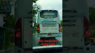 INDIA BANGLADESH INTERNATIONAL BUS VOLVO 9400 #indianflag  #india #bangladesh #volvo #volvobus