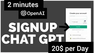 How to sign up chatgpt account/How to create chat gpt account on mobile/make money online on chatgpt
