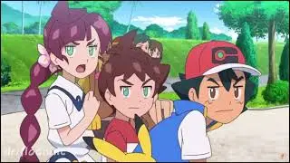 Pokémon - Chloe, Parker, Ash, and Pikachu all angry at Goh