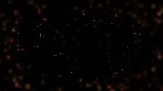 4k Christmas Background. Sparkle Background video. Gold Stars.