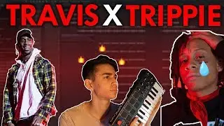MAKING A CRAZY BEAT FOR TRAVIS SCOTT AND TRIPPIE REDD - FL STUDIO BEATMAKING