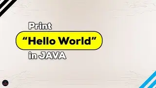 Print Hello World in Java | Basic Java Program | BlueJCode