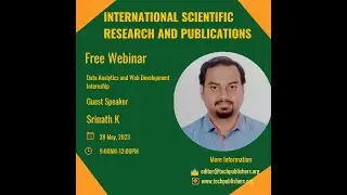 International Scientific Research and Publications Batch1-Data Analytics, Web Development Interns