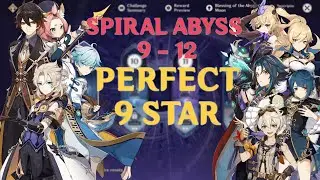 SPIRAL ABYSS 9 - 12 / PERFECT 9 STAR [Genshin Impact]