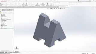 Solidworks Basic 3D Me Modeling Part 4 #shorts #solidworks #model #new video