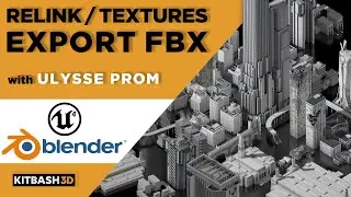 Relinking Textures & Exporting FBXs in Blender