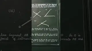 Geometry basics, Point of Intersection in Line Segment, Mathematics