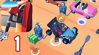 Gas Station: Junkyard Tycoon - Gameplay Walkthrough Part 1 - Tutorial (Android, iOS)