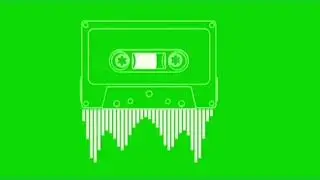 Cassette |  Music Player | Green Screen | No Copyright | #40