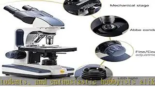 Swift SW350B 40X-2500X Magnification, Siedentopf Binocular Head, Research-Grade Compound Lab Micros