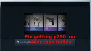 How to fix opening P250 on older CSGO builds