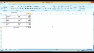 Learn Excel in Tamil - SUBTOTAL in Excel
