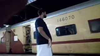 20605 Chennai Egmore - Tiruchendur SF express departing Kumbakonam # Indian Railway Fan #