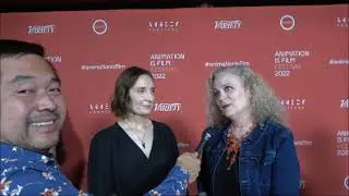 Nora Twomey and Meg LeFauve Carpet Interview for My Father's Dragon | Animation is Film Festival