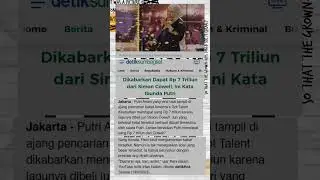 Dikabarkan Dapat Rp 7 Triliun dari Simon Cowell. ini Kata Ibunda Putri