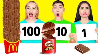 1, 10 или 100 Слоев Еды Челлендж от HAHANOM Challenge